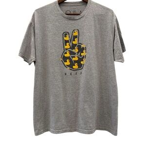 Neff Gray T-Shirt with Yellow Duck Print